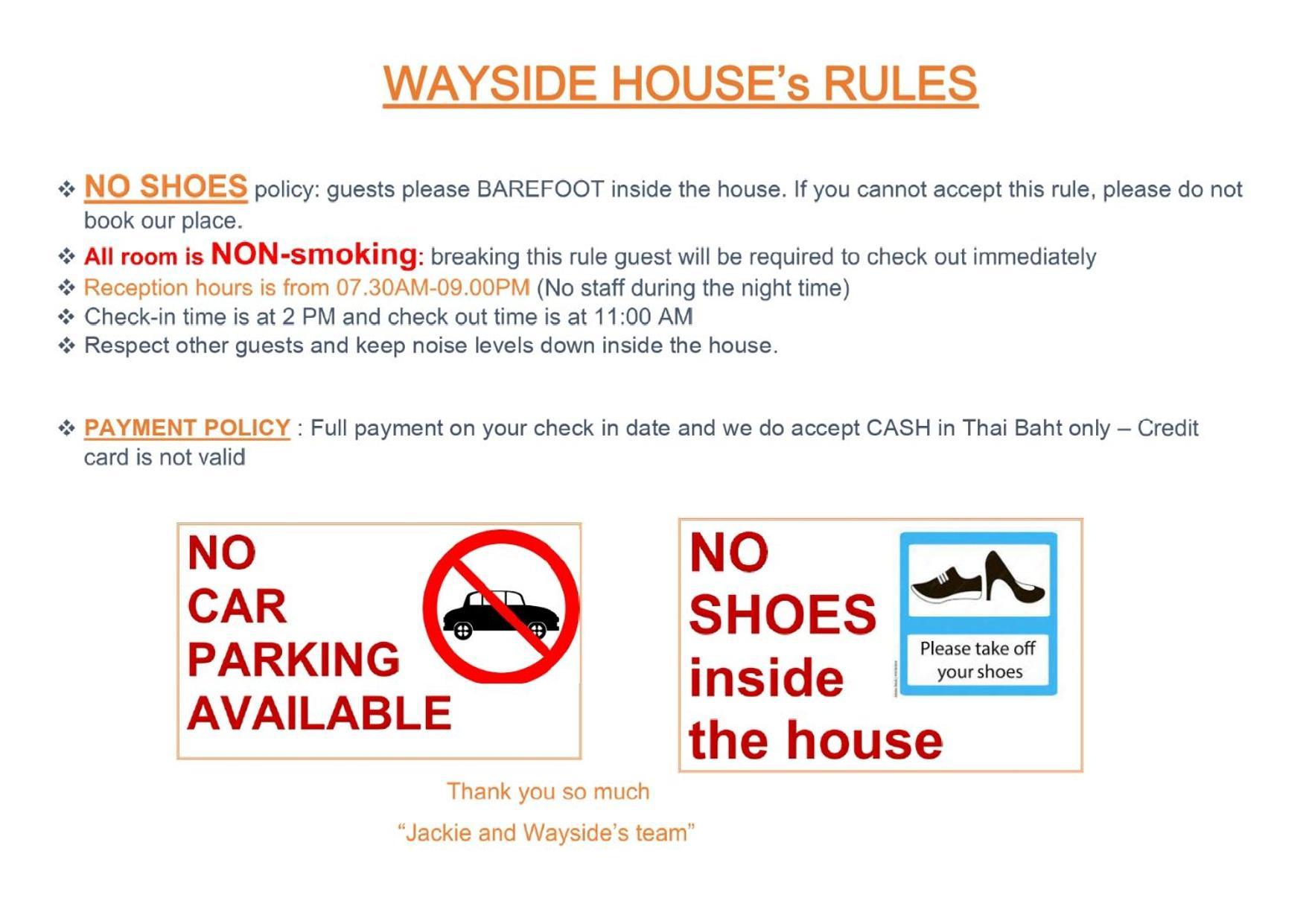 Wayside Guesthouse Chiang Mai Exterior photo